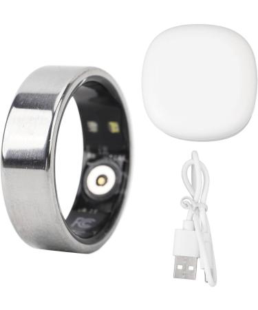 Intelligent Health Ring - Smart Fitness Tracker in Stainless Steel for Sleep Heart Rate & Blood Oxygen Monitoring - Buy Online on GoSupps.com