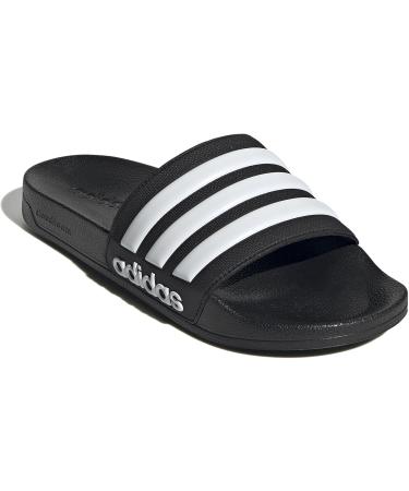 Buy adidas Unisex Adilette Shower Slippers 43 EU - Core Black Ftwr White | International Shipping Available - Buy Online on GoSupps.com