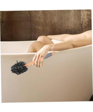 Charcoal Bath Ball & Shower Sponge for Women - Exfoliating Loofah & Body Scrubber for Clean Radiant Skin | Ideal Bath Sponge for All Skin Types - Buy Online on GoSupps.com