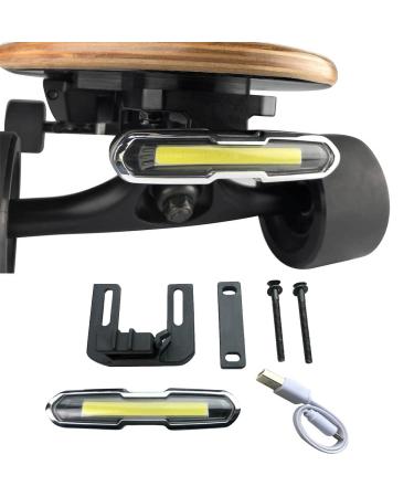 IWONDER V2.0 Skateboard Lights Waterproof Brightness USB Rechargeable Safety Longboard Light Accessories Led Lights for Electric Skateboard Longboard