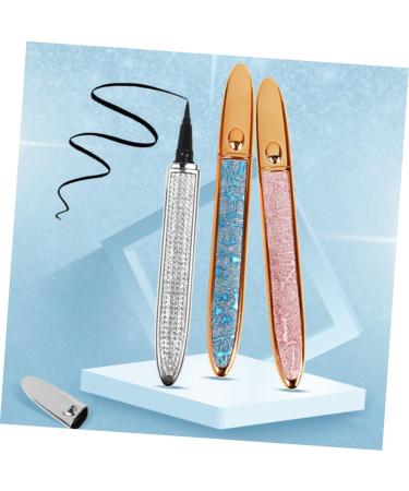 Didiseaon 2pcs Diamond Eyeliner Liquid Eye Liner Eye Beauty Pens Diamond Kits Cosmetics Eyes Rose Gold Plated - Buy Online on GoSupps.com