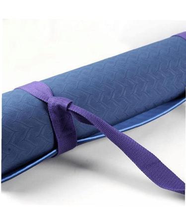 Adjustable Yoga Mat Strap Set - 2pcs Mat Holder Sling for Carrying & Stretching - Purple - Buy Online on GoSupps.com