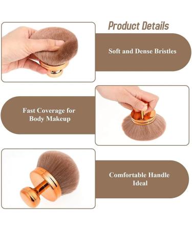 Yominerr Makeup Brush for Bronze Blend Self Tan Back Applicator Provides Unblemished Application Without Streaking Brush RoseGold Rose Gold - Buy Online on GoSupps.com