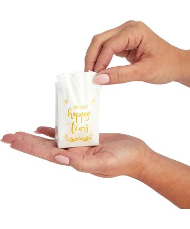 60 Pack Pocket-Size Facial Tissues - Graduation & Wedding Party Favors - 10 Sheets Per Pack - Buy Online on GoSupps.com