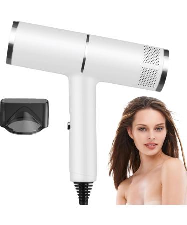 Blow Dryer with Diffuser - Ionic Blow Dryer Low Noise Lightweight Travel Blower Hairdryer for Normal & Curly Hair Hotel Household Dormitory US White - Buy Online on GoSupps.com