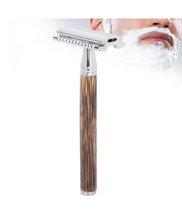 Buy Portable Safety Razor - Solid Manual Shaver for Men | Ideal for Home & Travel Facial Care - Buy Online on GoSupps.com