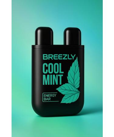 BREEZLY Pack of 4 Nasal Sticks | Cool Mint | Enhanced Breathing + Natural Energy | Cooling Mint Sensation | Essential Oils + Menthol - Buy Online on GoSupps.com