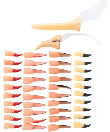Halloween Fake Finger Claw Nose Safe Material Latex Looking Fake Finger Witch Nail Nose for Party Carnival Bar Decoration - Buy Online on GoSupps.com