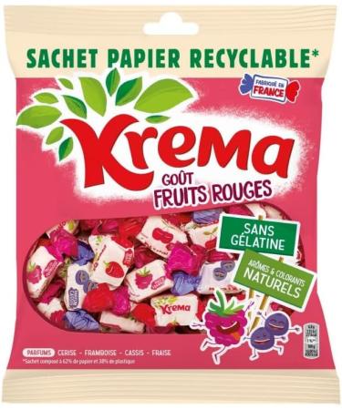 KREMA - Red Fruits Recyclable Bags 240 g - Pack of 4 - Buy Online on GoSupps.com