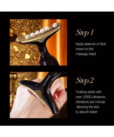 The Ultimate Face & Neck Skin Care Wand - 2024 Premium Facial Beauty Tool - Effective Cleaning Skin Tightening & Nutrient Import(Black) - Buy Online on GoSupps.com