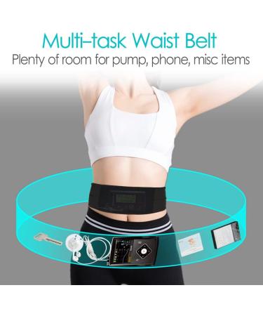 Insulin Pump Belt with Mesh Pouch | Adjustable Diabetic Pump Holder Waist Band for Men & Women | Epipen & Glucose Monitor Supplies | Breathable & Easy Viewing | Adult Small | 1 Pack - Buy Online on GoSupps.com