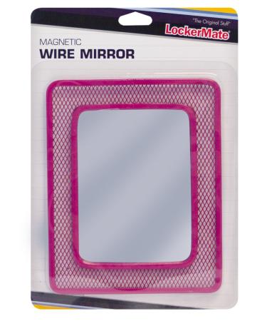 LockerMate Wire Mirror  Assorted Colors  Color May Vary (01056)