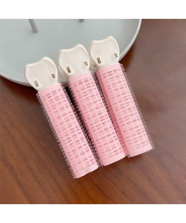 3 Packs Volumizing Hair Root Clips | Natural Fluffy Hair Clips for Instant Bangs | Heatless DIY Hair Curler | Pink - Buy Online on GoSupps.com