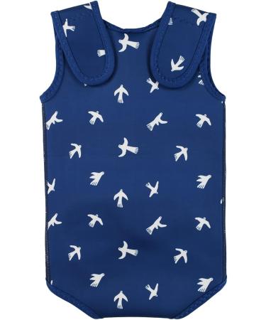Baby Wrap Wetsuit - White Birds 0-6 Months | Splash About - Buy Online on GoSupps.com