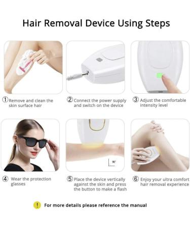 Newest Advanced Home Use Portable Women Men Electric New Instrument Painless Mini Laser IPL Hair Removal Device - Buy Online on GoSupps.com