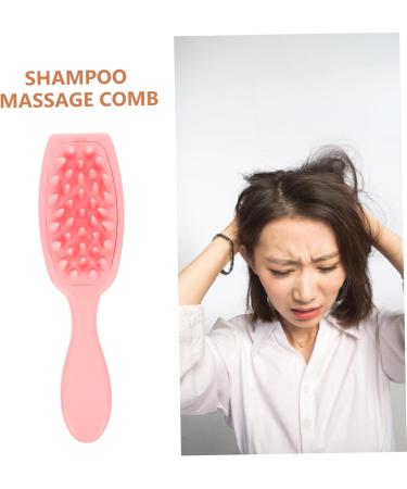 Cool Hiya Scalp Brush - Pot Scrubber for Hair Washing & Head Massage | Style & Cleanse with ABS Hair Scalp Washer (Pink) - Buy Online on GoSupps.com