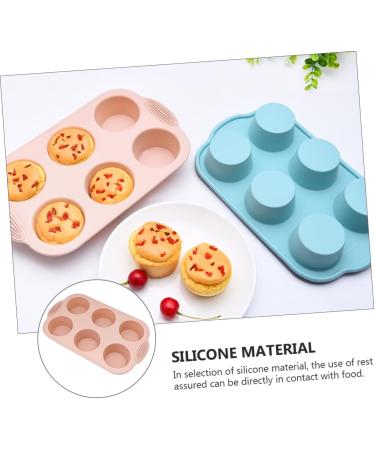 Zerodeko 1pc Cake Mold Silicone Molds Rubber Cookie Candy Cooking Fondant Pastel Paper Cups Baking Mold Epoxy 30x20.5cm Pink - Buy Online on GoSupps.com