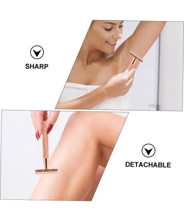 Doitool Ladies Safety Razor - T-Form Double-Sided Razor for Women & Body Hair - Old Style Design - Buy Online on GoSupps.com