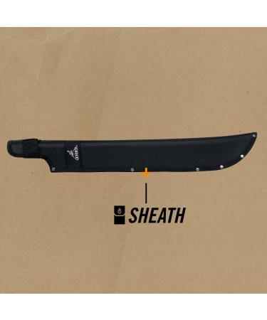 Gerber Gear 30-001790 Gator Machete 25 Inch  with Sheath  Black - Buy Online on GoSupps.com