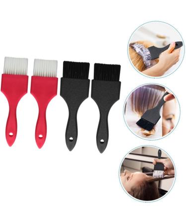 Pinceau pour Teinture Capillaire et Coloration Salon 4 Pi ces Lot Noir et Rouge Taille Standard Applicateur Ergonomique Professionnel Coiffure - Buy Online on GoSupps.com