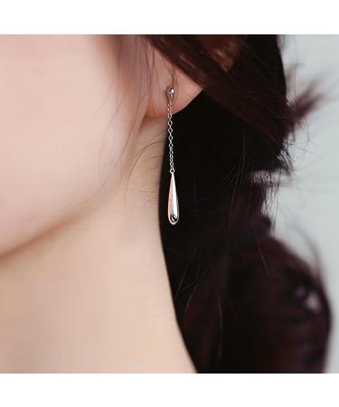 Buy Stylish 925 Silver Ear Threaders for Women - Enhance Elegance & Slimming Effect - Buy Online on GoSupps.com