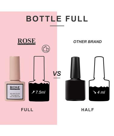 ZYRAH ROSE Color Changing Gel Nail Polish Kit - 6 Temperature Changing Glitter Colors - Long-Lasting Soak Off Gel Polish Set for Women - Buy Online on GoSupps.com