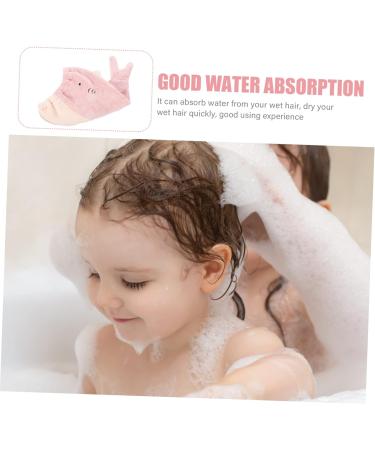 POPETPOP 2pcs Dry Hair Cap Shower Cap Coral Fleece Scarf Child Girl - Buy Online on GoSupps.com