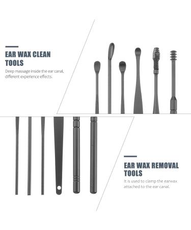Stainless Steel Ear Cleaning Kit - 4 Sets for Men and Women - Portable and Reusable Ear Wax Remover Tools - Buy Online on GoSupps.com
