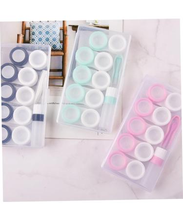 Healeved 4 Sets Colored Contact Lens Storage Boxes | Travel Cases & Tweezers | Secure & Stylish Containers for Lenses - Buy Online on GoSupps.com