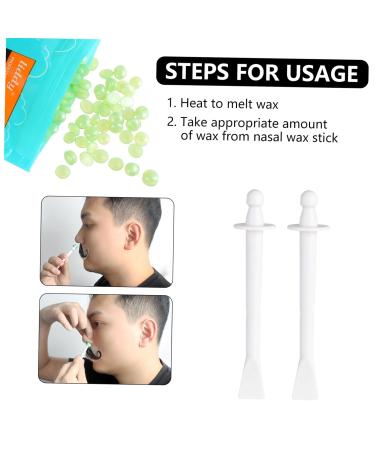 Healeved Nose Hair Removal Kit - Sable Wax Applicator & Spatel for Easy Nasal Waxing - Buy Online on GoSupps.com