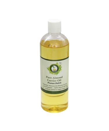 R V Essential Pure Almond Carrier Oil 100ml (3.38oz)- Prunus Dulcis (100% Pure and Natural Cold Pressed) Prunus 3.38 Fl Oz (Pack of 1)