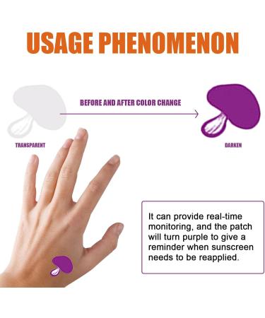 Sunscreen Patch | Color-Changing Sun-Screen Patches | Sunblock Patches Face Stick Clear Sunscreen for Face BSZ-004 - Buy Online on GoSupps.com