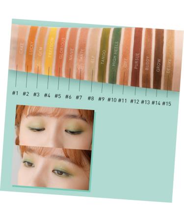 SOESFOUFU 1pc 15 Portable Eyeshadow Compact Eyeshadow Palette Glitter Eye Eyeshadow Makeup Accessories - Buy Online on GoSupps.com
