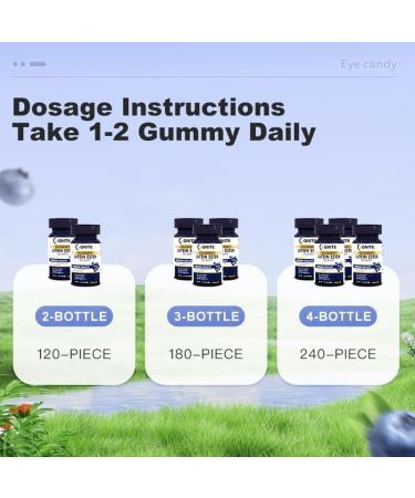 GNITE Blueberry Lutein Ester Gummy for Eye Health - Premium Quality Soft Gummies with Lutein Esters Zeaxanthin & DHA Algal Oil | 60 Count |Supports Macular Health Reduces Blue Light Damage - Buy Online on GoSupps.com