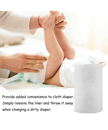 ALVABABY Bamboo Cloth Diaper Liners - Fragrance and Chlorine Free, Biodegradable Inserts - 400 Sheets, Pack of 4 - Buy Online on GoSupps.com