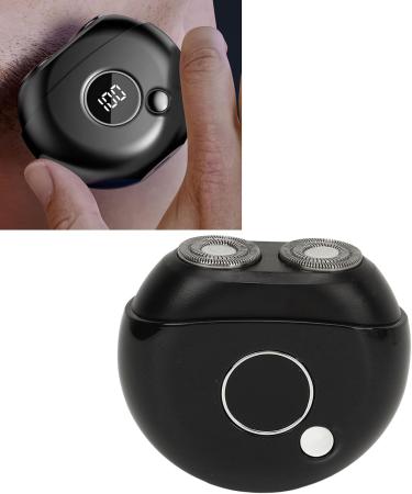Mini Beard Trimmer - Black Dual Head USB-C Rechargeable Waterproof Low Noise Electric Beard Cutter for Men - Pocket Size Portable Grooming Tool - Buy Online on GoSupps.com