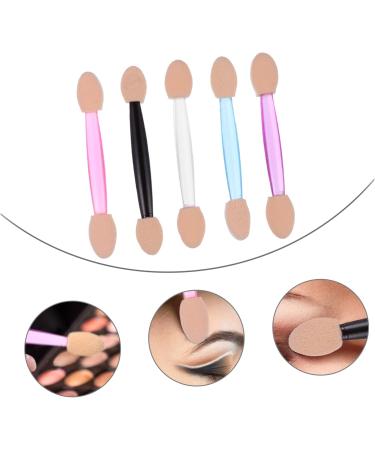 Healeved 750 Pcs 5 Boxes Double Ended Eyeshadow Brush Eye Shadow Applicator Eye Shadow Sponge Plastic - Buy Online on GoSupps.com
