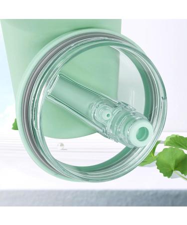 2PCS Tumbler Flip Straw Lid Replacement Fit for Stanley Quencher 40 oz Replaceble Spill Proof Splash Resistant Tumbler Lids Reusable Tumbler Cover for Cup (D) - Buy Online on GoSupps.com