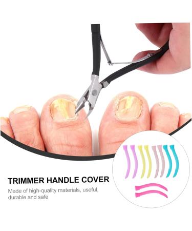 POPETPOP 5 Pairs Cuticle Nipper Handle Sleeve Trimmer Handle Cover Cuticle Handle Cover Embroidery Silicone Handle Nail Art Tool Nail Tools Nail Clippers Manicure Silica Gel - Buy Online on GoSupps.com