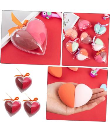 Angoily 9 Boxes Heart-shaped Makeup Sponge Creamy Eyeshadow Skin Care Tools Powder Puff Blending Puff Makeup Applicator Sponge Girl Makeup Sponge Beauty Sponge Makeup Egg Cosmetic Sponge - Buy Online on GoSupps.com