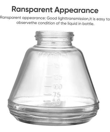 Beatifufu Glass Bottle Pump Bottle Nail Polish Remover Pump Push down Pump Push down Bottle Clear Container Clear Cosmetic Bottle Pump for Nail Art Jar - Buy Online on GoSupps.com