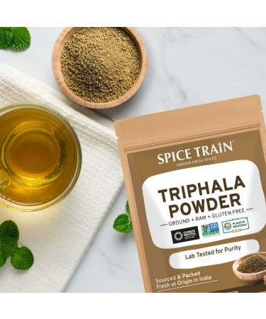 Organic Triphala Powder - Natural Ayurvedic Herbal Supplement - Buy Online on GoSupps.com