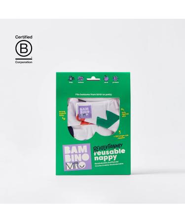 Bambino Mio Reusable Nappy - Sustainable, Chemical-Free Eco Nappy for Newborn to Toddler - Buy Online on GoSupps.com