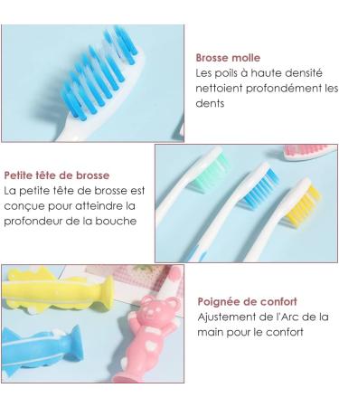 Best Children's Toothbrushes with Suction Cup | 6-Piece Set for Ages 2-5 - Buy Online on GoSupps.com
