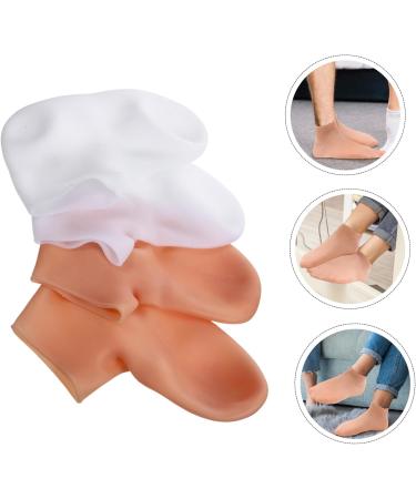 2 Pairs Exfoliating Moisturizing Socks Girls Socks Woman's Socks Womens Lotion Sleep Socks Moisture Socks Overnight spa Socks Foot Cover Women moisturizing Socks Foot Care Covers 20x8.5cm - Buy Online on GoSupps.com