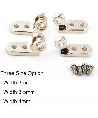 Set of 10 Eyeglass Hinges for Plastic Frames - Ideal for Travelers & Repairs | Eyeglass Accessories (3.5MM Color) - Buy Online on GoSupps.com