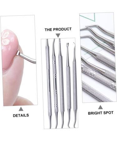 SOESFOUFU 1 Set Manicure tools cuticle shaper cuticle spoon reverse tweezers for craft cuticle remover cuticle stick cuticle trimmer pusher manicure precision pedicure nail Stainless steel - Buy Online on GoSupps.com