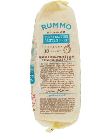  Italian Gourmet E.R. Rummo Helicoidal Pasta N49 Gluten-free gluten-free 100% gluten-free Italian pasta 400 g + Italian Gourmet pulp 400 g - Buy Online on GoSupps.com