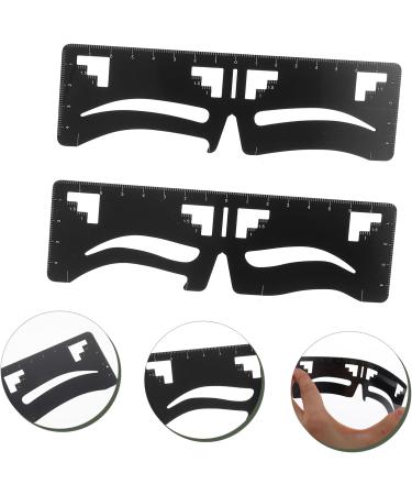 Beavorty Eyebrow Stencil Kit 4 pcs Permanent Template Shaping Stencils Brow Black Supplies Shape Balance Tools Stencil Makeup 1 count (Pack of 1) Blackx2pcs - Buy Online on GoSupps.com