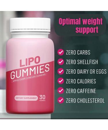 Lipo Gummies - Official ACV Premium All Natural Gummys for Metabolism and Health Support Apple Cider Vinegar Advanced Formula Keto BHB Blend for Weight Management 90 Gummies for 3 Months - Buy Online on GoSupps.com